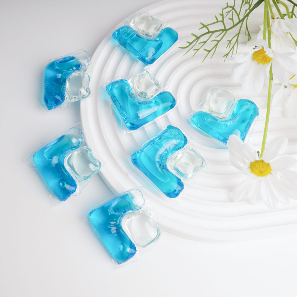 Capsule laundry pods