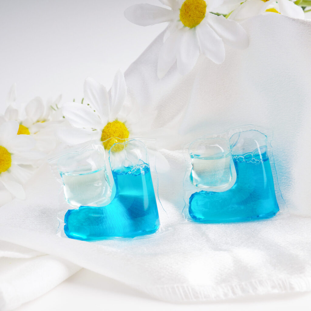 Capsule laundry pods