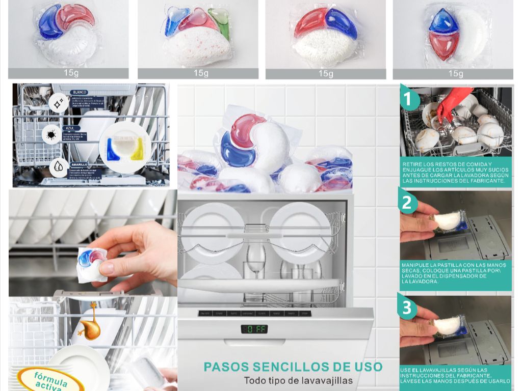 laundry detergent pods and dishwasher pods